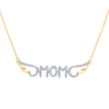 1/6CTW-DIA P1 MOM GIFT NECKLACE Daisy Joyeria