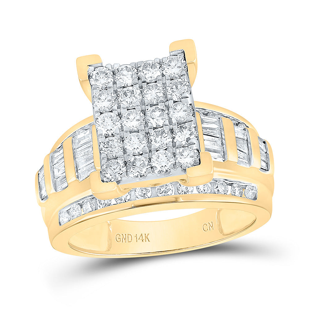 1 1/2CTW-NAT DIA CINDY EMERALD RING Daisy Joyeria