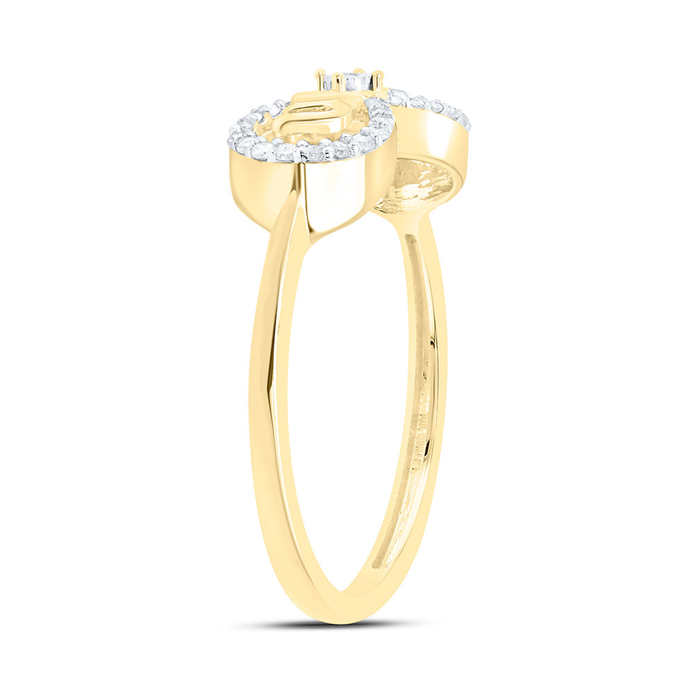 1/8CTW-NAT DIA P1 GIFT "MOM"INIFINITY RING Daisy Joyeria